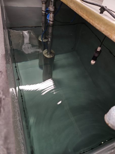 Completed water tank cleaning with certification for managing agent in London