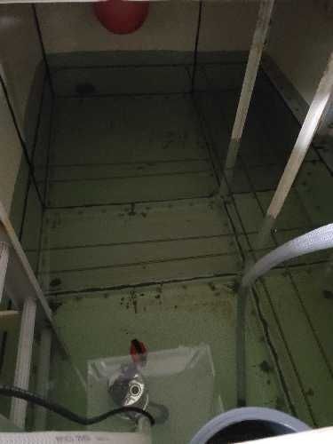 Completed water tank cleaning with certification for managing agent in Leicester