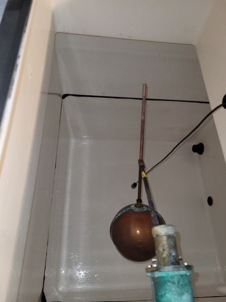 Water tank chlorination process Greater Manchester