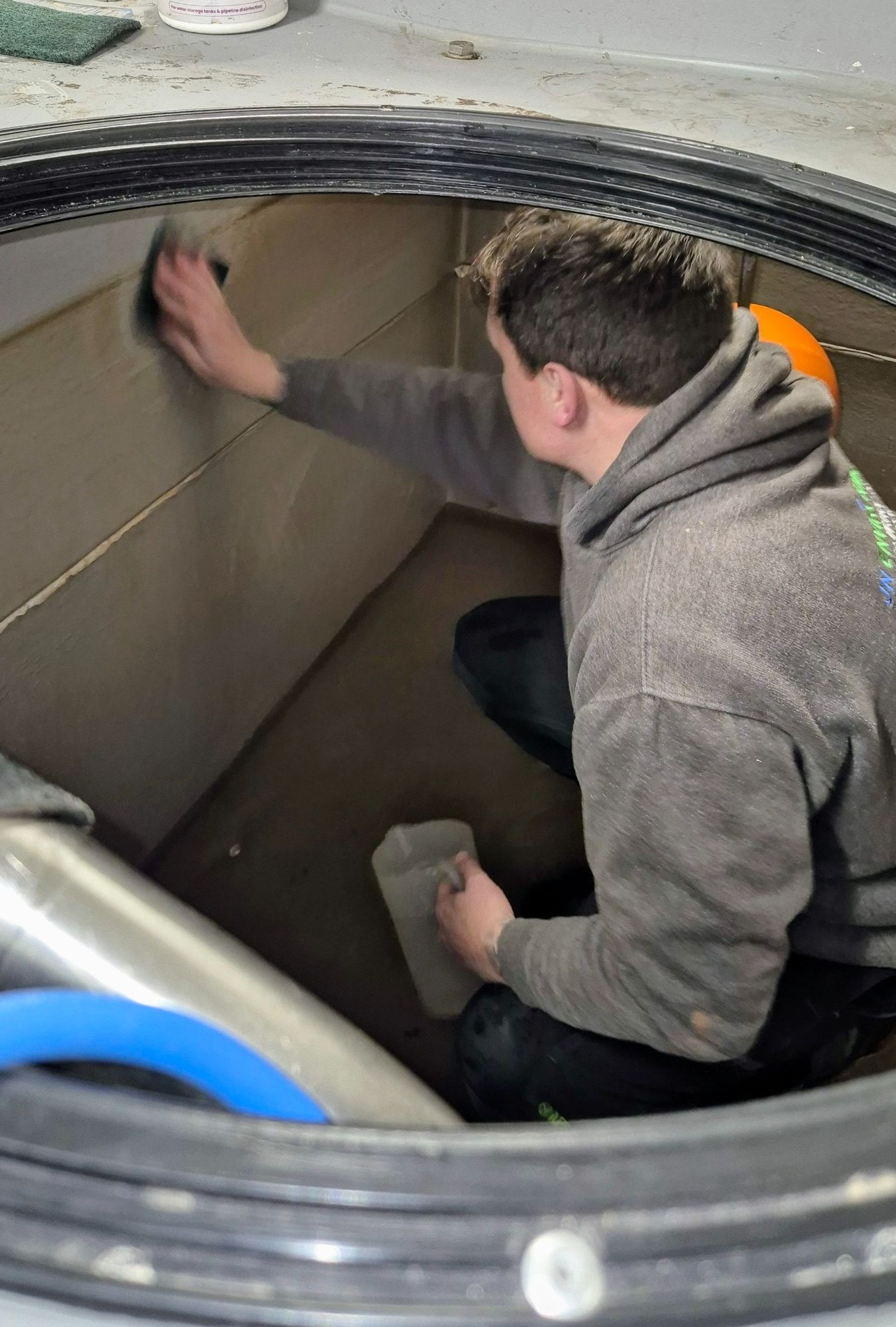 cold water storage tank clean and disinfection in Manchester